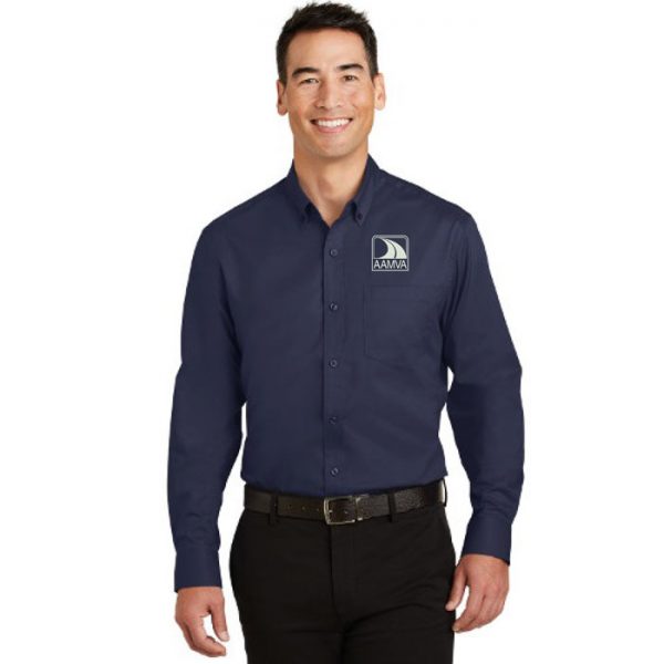 Port Authority SuperPro Twill Long Sleeve Button Down Shirt (S663)